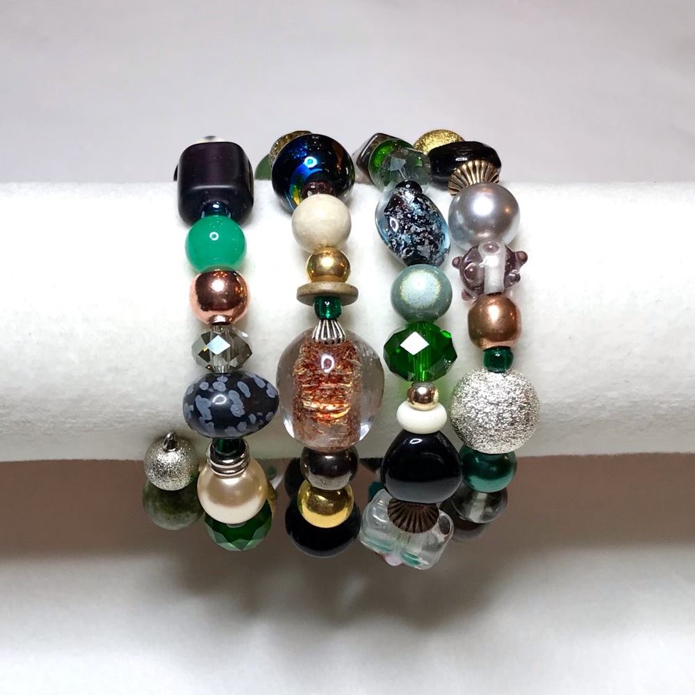 Handmade Bracelet with Vintage and Modern Elements (NB57-6H) New Without Tags - Picture 5 of 8